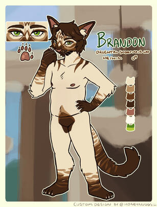 seal point oriental shorthair furry - single artwork seal point oriental shorthair furry - single artwork